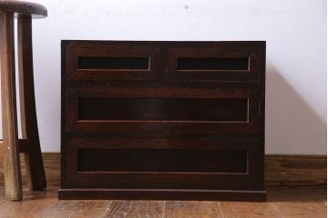 中古　ビンテージ　松本民芸家具　#523　小抽斗(小引き出し、チェスト)