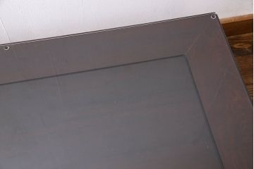 中古　大坂唐木指物家具　中森喜三郎作　紫檀　しっとりとした風合いの座卓(ローテーブル)(定価150万円)
