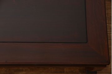 中古　大坂唐木指物家具　中森喜三郎作　紫檀　しっとりとした風合いの座卓(ローテーブル)(定価150万円)