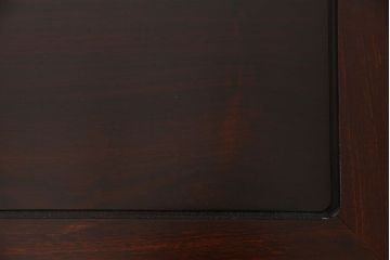 中古　大坂唐木指物家具　中森喜三郎作　紫檀　しっとりとした風合いの座卓(ローテーブル)(定価150万円)