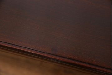 中古　大坂唐木指物家具　中森喜三郎作　紫檀　しっとりとした風合いの座卓(ローテーブル)(定価150万円)