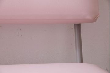 レトロ家具　昭和レトロ　落ち着いた色合いのシンプルなベンチ(長椅子)(1)