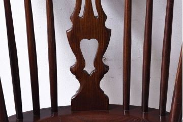 ヴィンテージ家具　フランスビンテージ　上品な佇まいのスティックバックチェア(椅子、ダイニングチェア)(1)