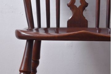 ヴィンテージ家具　フランスビンテージ　上品な佇まいのスティックバックチェア(椅子、ダイニングチェア)(1)