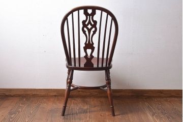 ヴィンテージ家具　フランスビンテージ　上品な佇まいのスティックバックチェア(椅子、ダイニングチェア)(1)