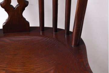 ヴィンテージ家具　フランスビンテージ　上品な佇まいのスティックバックチェア(椅子、ダイニングチェア)(1)