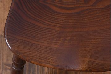 ヴィンテージ家具　フランスビンテージ　上品な佇まいのスティックバックチェア(椅子、ダイニングチェア)(2)
