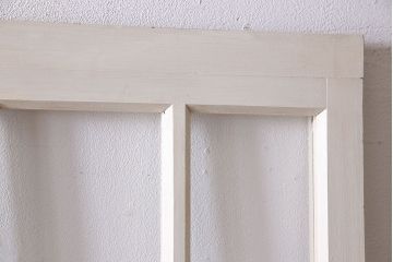 ペイント家具　変わったデザインが目を引く引き戸1枚(ガラス戸、ガラス帯戸、建具)(1)