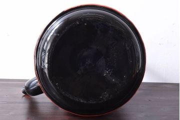 アンティーク雑貨　和製アンティーク　レトロなホーローのケトル(琺瑯、薬缶、キッチン雑貨)