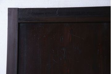 古民芸　明治期　味わい深い風合いの板戸(引き戸、建具)