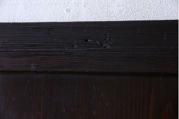 古民芸　明治期　味わい深い風合いの板戸(引き戸、建具)