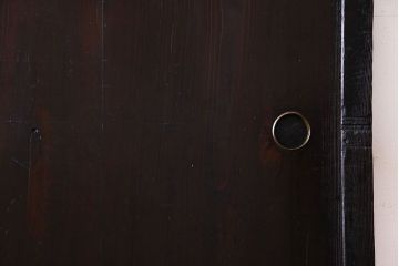 古民芸　明治期　味わい深い風合いの板戸(引き戸、建具)