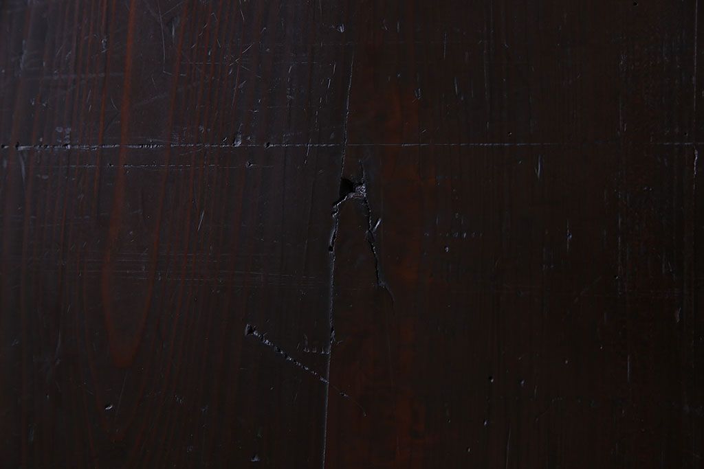 古民芸　明治期　味わい深い風合いの板戸(引き戸、建具)