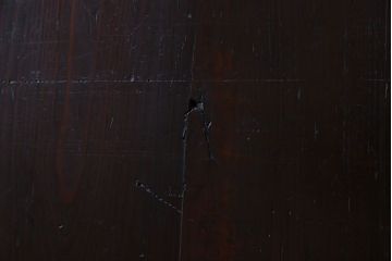 古民芸　明治期　味わい深い風合いの板戸(引き戸、建具)