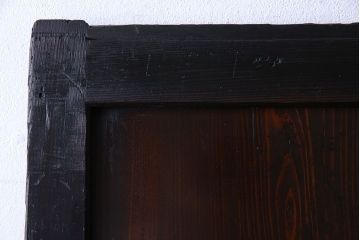 古民芸　明治期　味わい深い風合いの板戸(引き戸、建具)