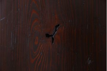 古民芸　明治期　味わい深い風合いの板戸(引き戸、建具)