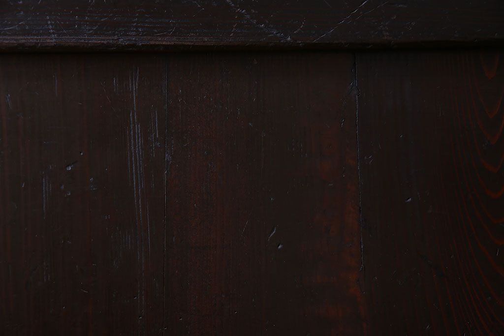 古民芸　明治期　味わい深い風合いの板戸(引き戸、建具)