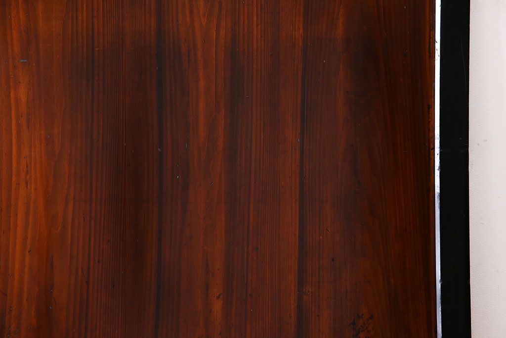 和製アンティーク　艶やかな風合いが魅力的な帯戸(板戸、引き戸、建具)2枚セット