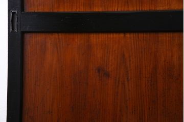 和製アンティーク　艶やかな風合いが魅力的な帯戸(板戸、引き戸、建具)2枚セット