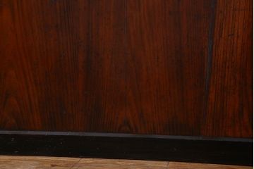 和製アンティーク　艶やかな風合いが魅力的な帯戸(板戸、引き戸、建具)2枚セット