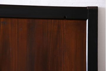 和製アンティーク　艶やかな風合いが魅力的な帯戸(板戸、引き戸、建具)2枚セット