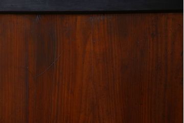 和製アンティーク　艶やかな風合いが魅力的な帯戸(板戸、引き戸、建具)2枚セット