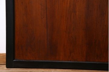 和製アンティーク　艶やかな風合いが魅力的な帯戸(板戸、引き戸、建具)2枚セット