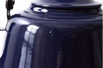 アンティーク雑貨　和製アンティーク　シックなホーローのケトル(琺瑯、薬缶、キッチン雑貨)