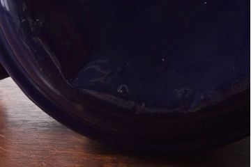 アンティーク雑貨　和製アンティーク　シックなホーローのケトル(琺瑯、薬缶、キッチン雑貨)