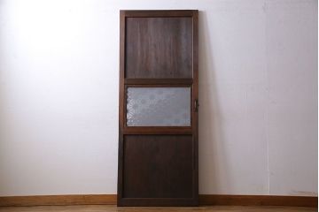和製アンティーク　組子が印象的な珍しいドア(扉、木製扉、建具)