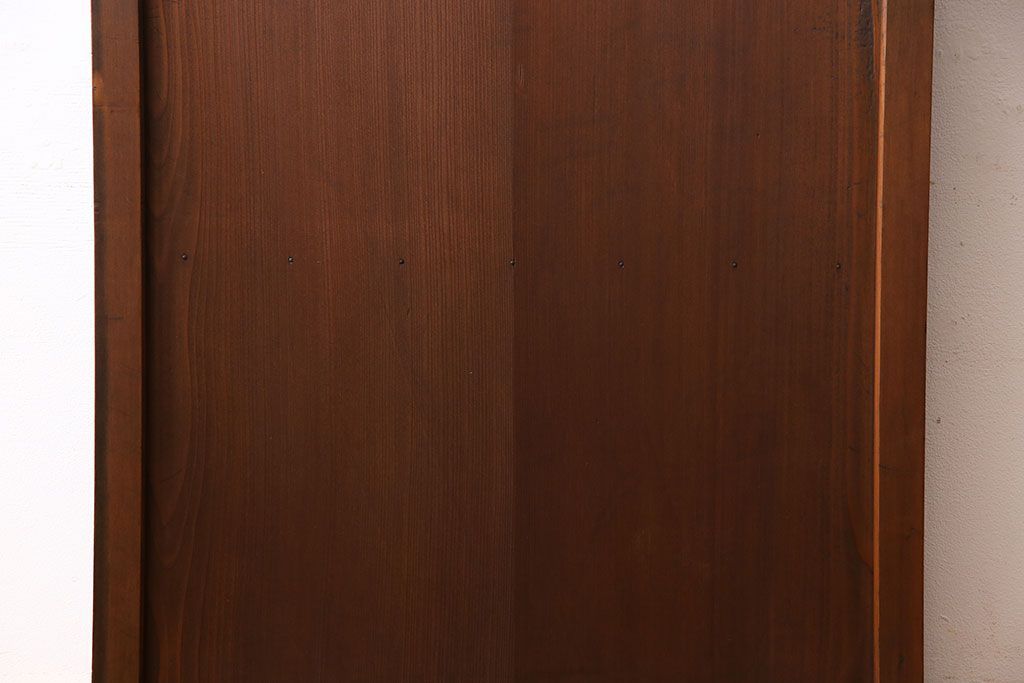 和製アンティーク　幾何学模様が印象的なモダンな細身の引き戸(板戸、建具)