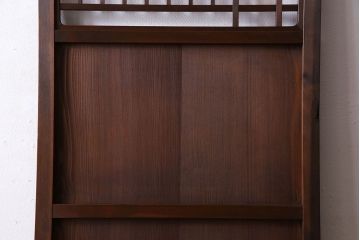 和製アンティーク　幾何学模様が印象的なモダンな細身の引き戸(板戸、建具)