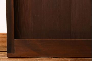 和製アンティーク　幾何学模様が印象的なモダンな細身の引き戸(板戸、建具)