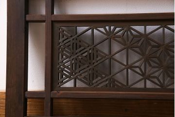 アンティーク雑貨　和製アンティーク　味わい深い和の雰囲気が漂う欄間(明かり取り、明り取り)(1)