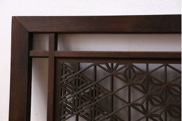 アンティーク雑貨　和製アンティーク　味わい深い和の雰囲気が漂う欄間(明かり取り、明り取り)(1)
