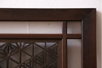 アンティーク雑貨　和製アンティーク　味わい深い和の雰囲気が漂う欄間(明かり取り、明り取り)(1)