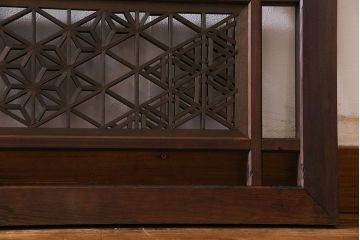 アンティーク雑貨　和製アンティーク　味わい深い和の雰囲気が漂う欄間(明かり取り、明り取り)(1)