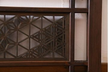 アンティーク雑貨　和製アンティーク　味わい深い和の雰囲気が漂う欄間(明かり取り、明り取り)(1)