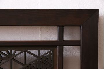 アンティーク雑貨　和製アンティーク　味わい深い和の雰囲気が漂う欄間(明かり取り、明り取り)(2)