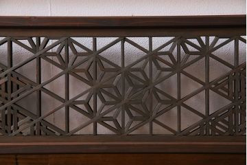 アンティーク雑貨　和製アンティーク　味わい深い和の雰囲気が漂う欄間(明かり取り、明り取り)(2)