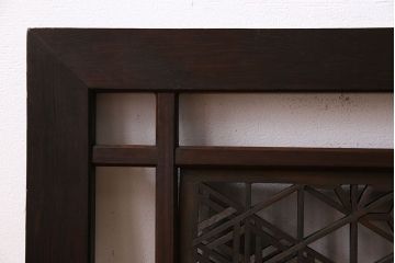 アンティーク雑貨　和製アンティーク　味わい深い和の雰囲気が漂う欄間(明かり取り、明り取り)(2)