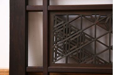 アンティーク雑貨　和製アンティーク　味わい深い和の雰囲気が漂う欄間(明かり取り、明り取り)(2)