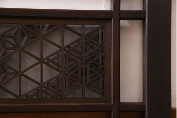 アンティーク雑貨　和製アンティーク　味わい深い和の雰囲気が漂う欄間(明かり取り、明り取り)(2)