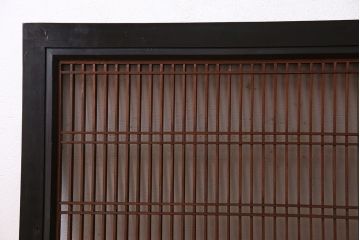 アンティーク雑貨　古い木の質感が味のあるアンティーク欄間(明り取り、明かり取り)(1)