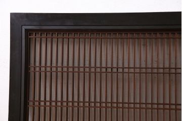 アンティーク雑貨　古い木の質感が味のあるアンティーク欄間(明り取り、明かり取り)(2)