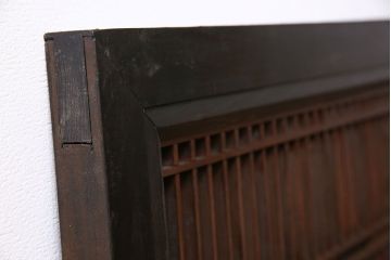 アンティーク雑貨　古い木の質感が味のあるアンティーク欄間(明り取り、明かり取り)(2)