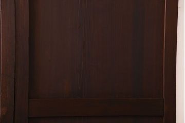 和製アンティーク　深みのある木味が味わい深い板戸(引き戸、仕切り戸、建具)4枚セット