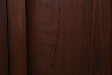 和製アンティーク　深みのある木味が味わい深い板戸(引き戸、仕切り戸、建具)4枚セット