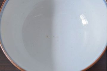 アンティーク雑貨　和製アンティーク　色絵　蓋付き茶碗2客セット(1)