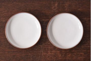 アンティーク雑貨　和製アンティーク　色絵　蓋付き茶碗2客セット(2)